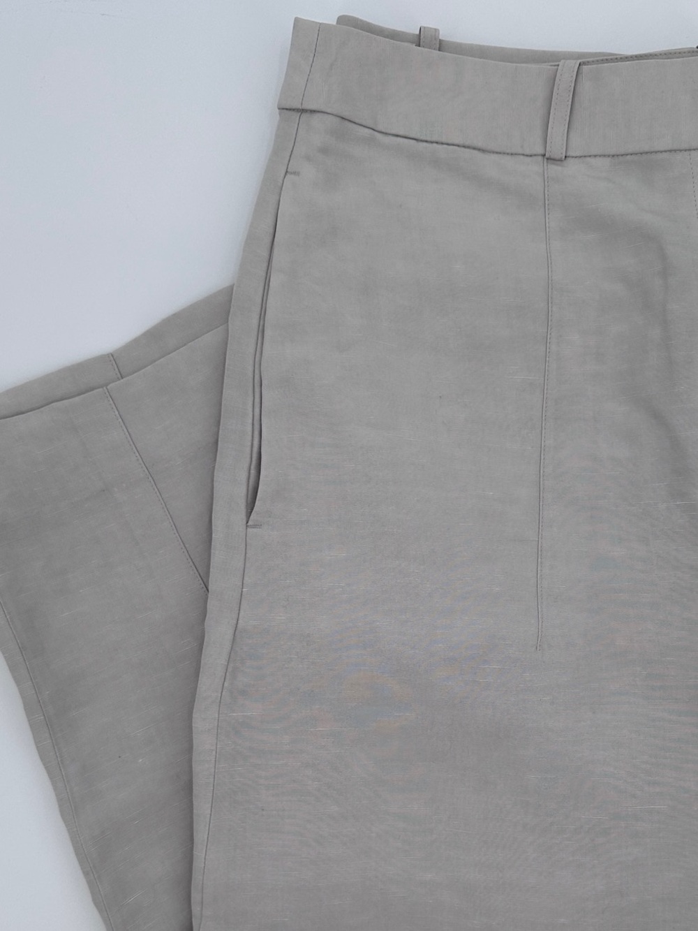 NWT Banana Republic Tencel Linen Seamed Peg Pants 14 NWT Original Retail $140